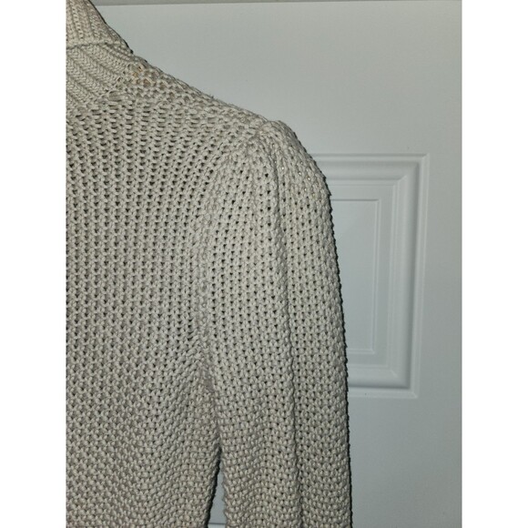 Moda Women’s Turtleneck Ribbed Knit Sweater — Size Small — Taupe/Beige Cozy - Picture 5 of 6